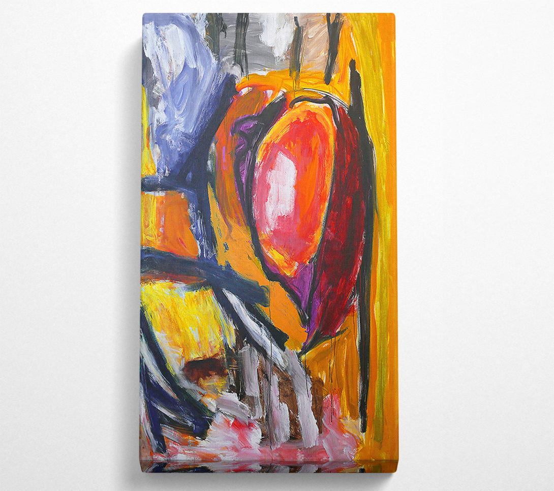  A Canvas Print of The Orange Embrace Canvas Wall Art