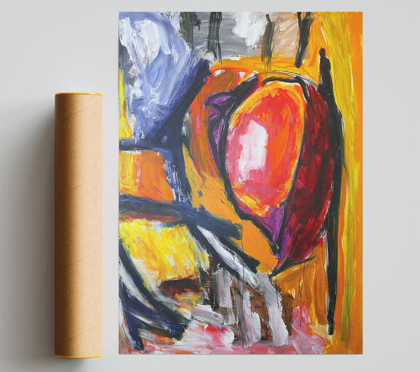 The Orange Embrace Poster