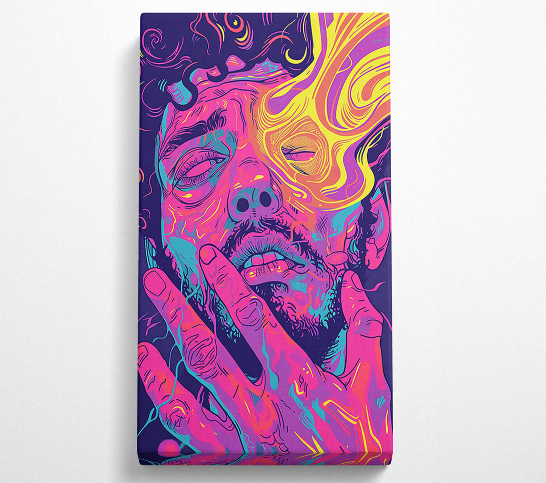  A Canvas Print of Pink Dreamscape Portrait Canvas Print