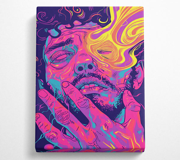  A Canvas Print of Pink Dreamscape Portrait Canvas Print