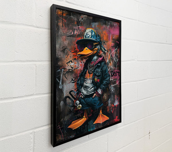 Orange Duck & Graffiti
