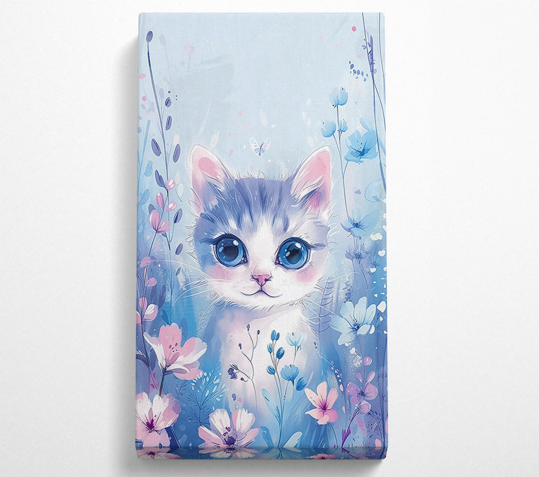  A Canvas Print of Blue Eyes In Bloom Canvas Wall Art