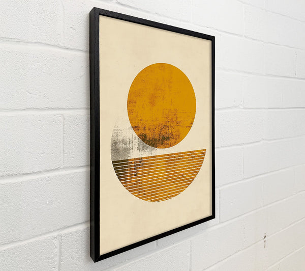 Mustard Sun Setting