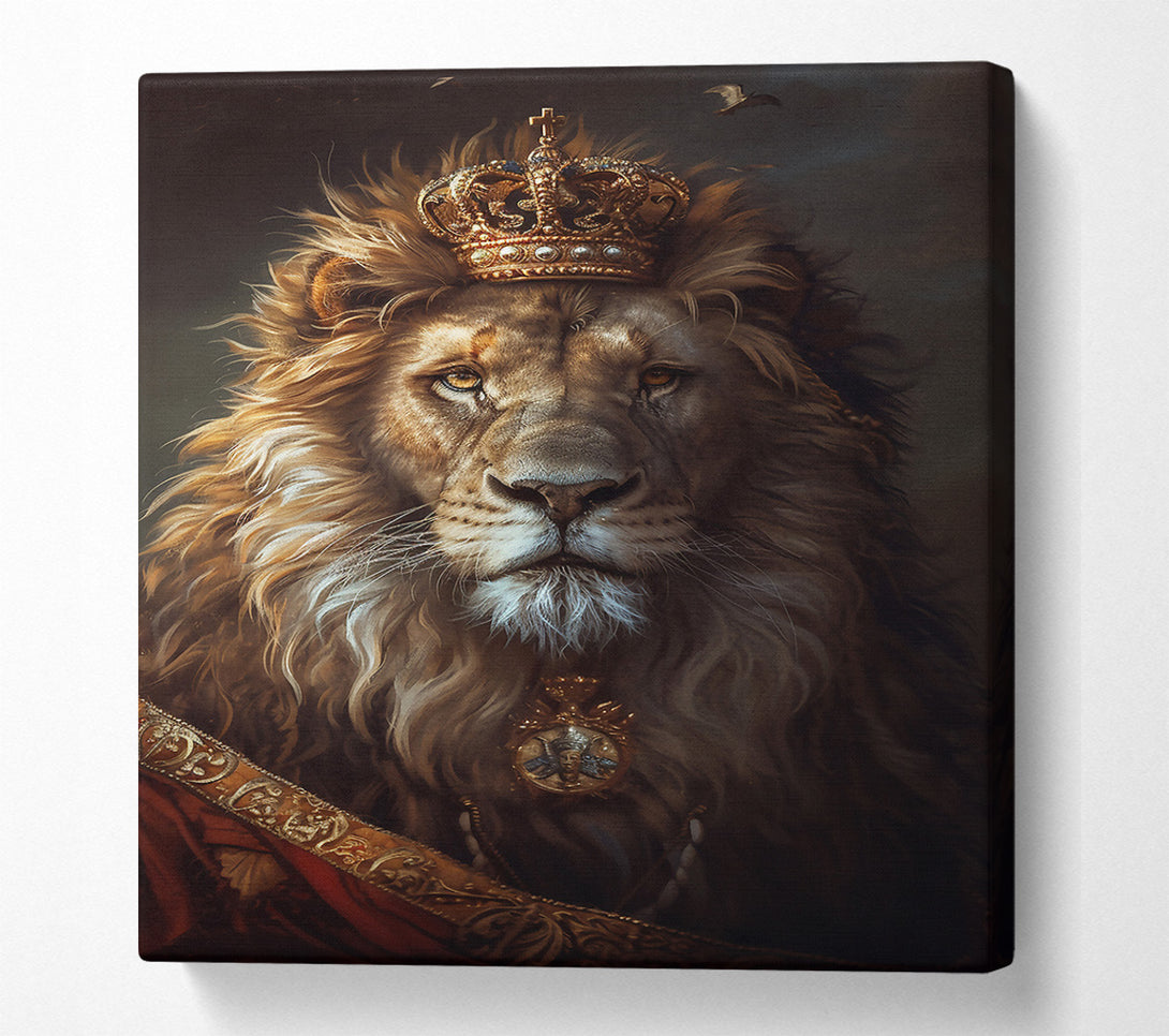  A Canvas Print of Golden Reign Of The King Canvas Print