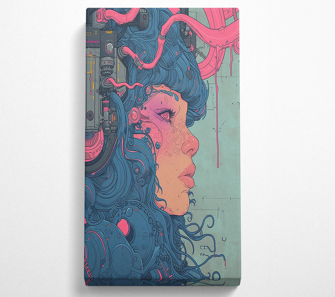  A Canvas Print of Pink Machine Dreams Canvas Print