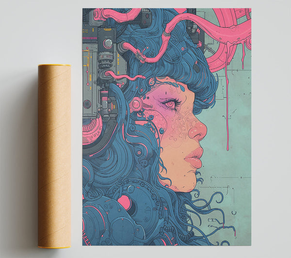Pink Machine Dreams Giclee Print