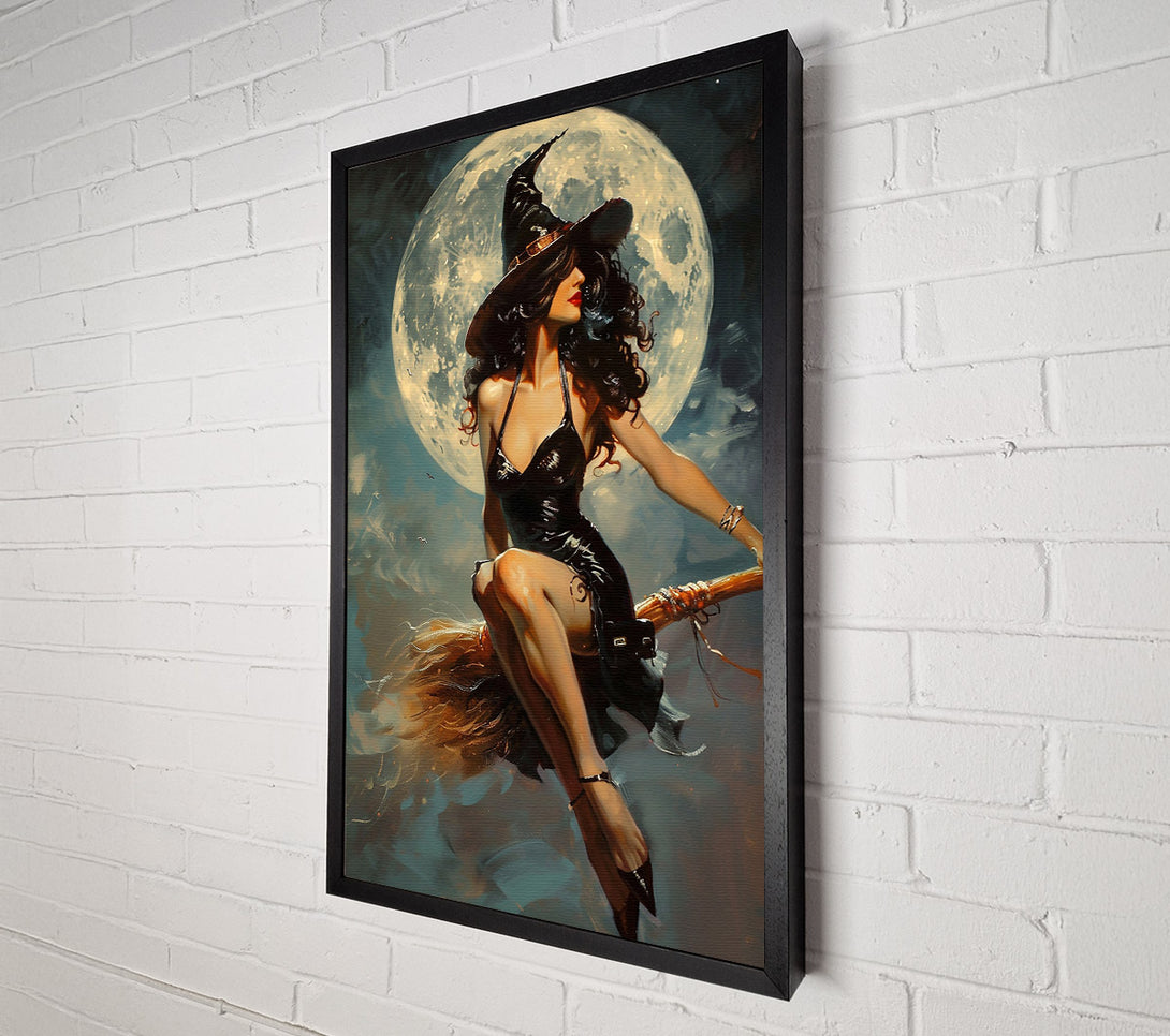  A Canvas Print of Black Magic Moonlight Canvas Print