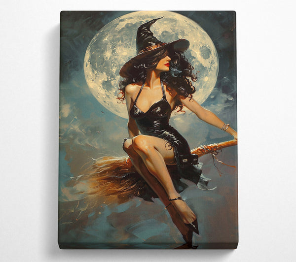  A Canvas Print of Black Magic Moonlight Canvas Print