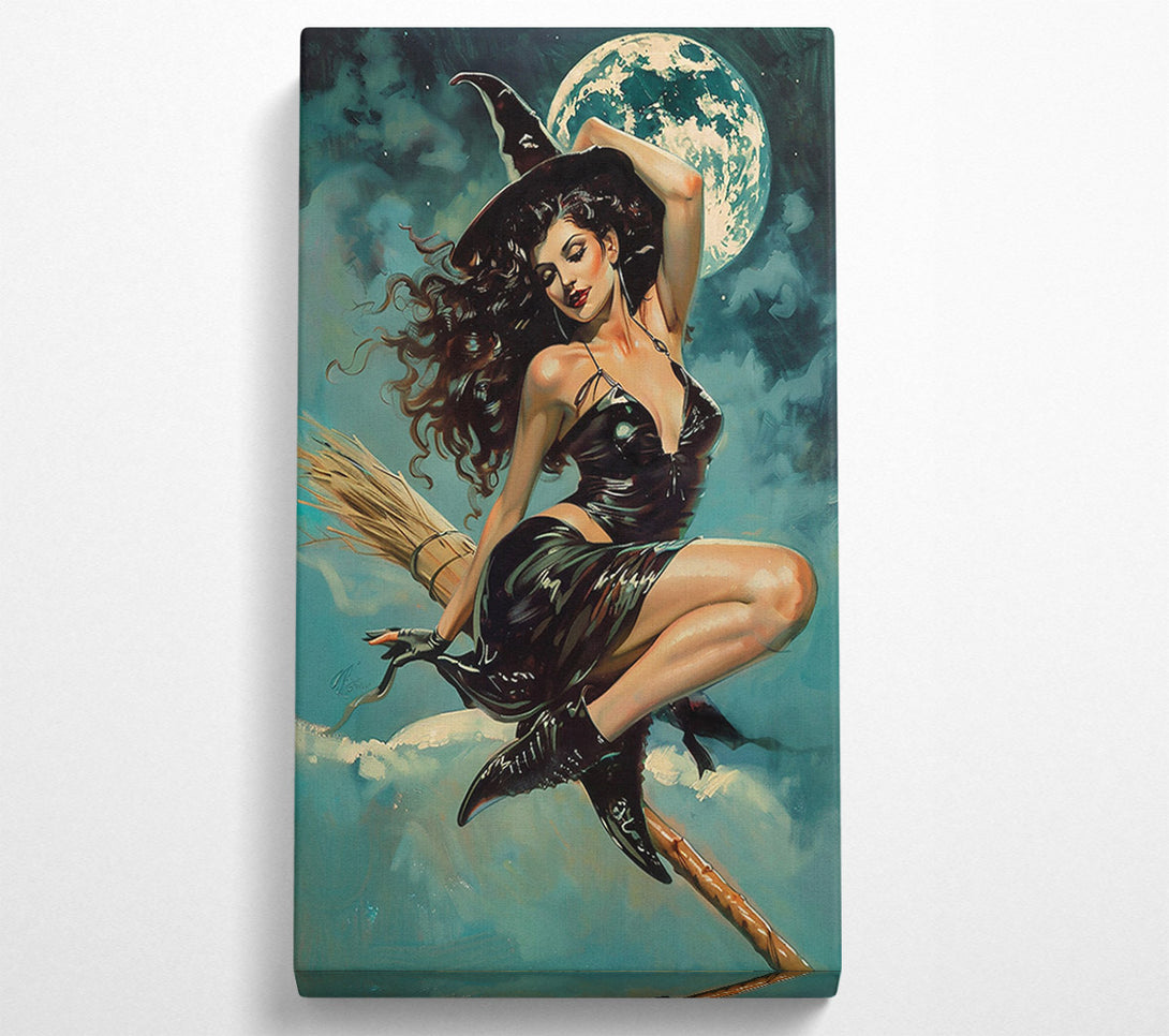  A Canvas Print of Black Magic Moonbeam Canvas Art