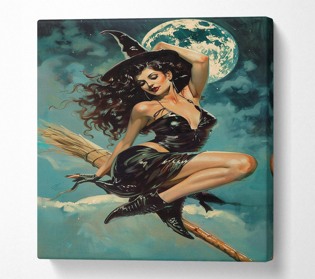  A Canvas Print of Black Magic Moonbeam Canvas Art