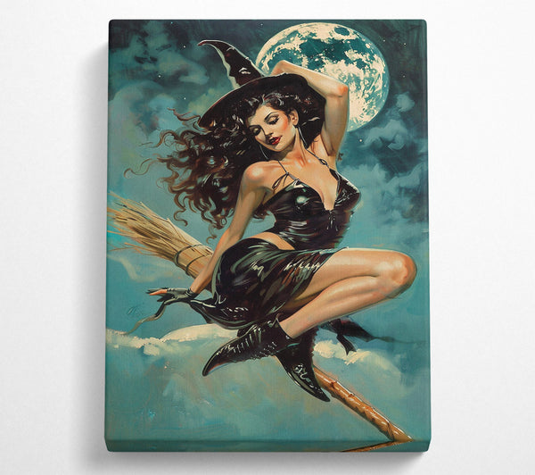  A Canvas Print of Black Magic Moonbeam Canvas Art
