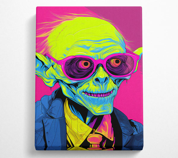  A Canvas Print of Hipster Goblin Canvas Art
