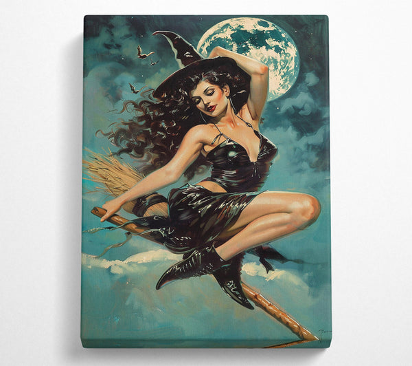  A Canvas Print of Midnight Blue Flight Canvas Art