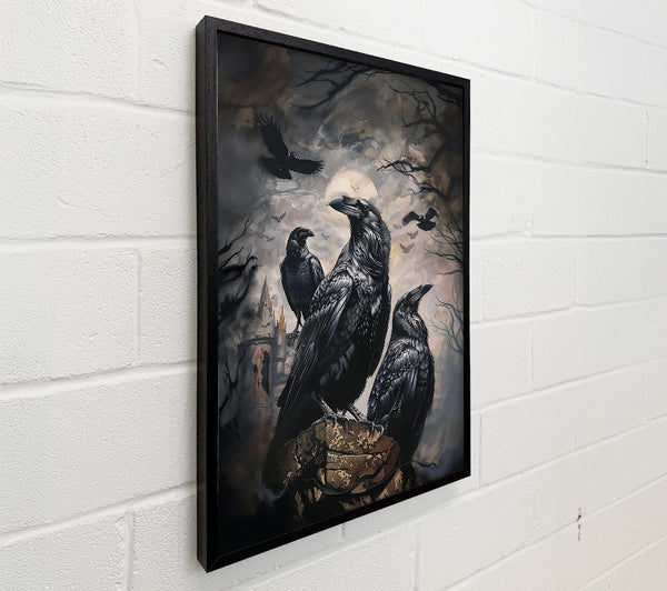 Grey Skies Ravens