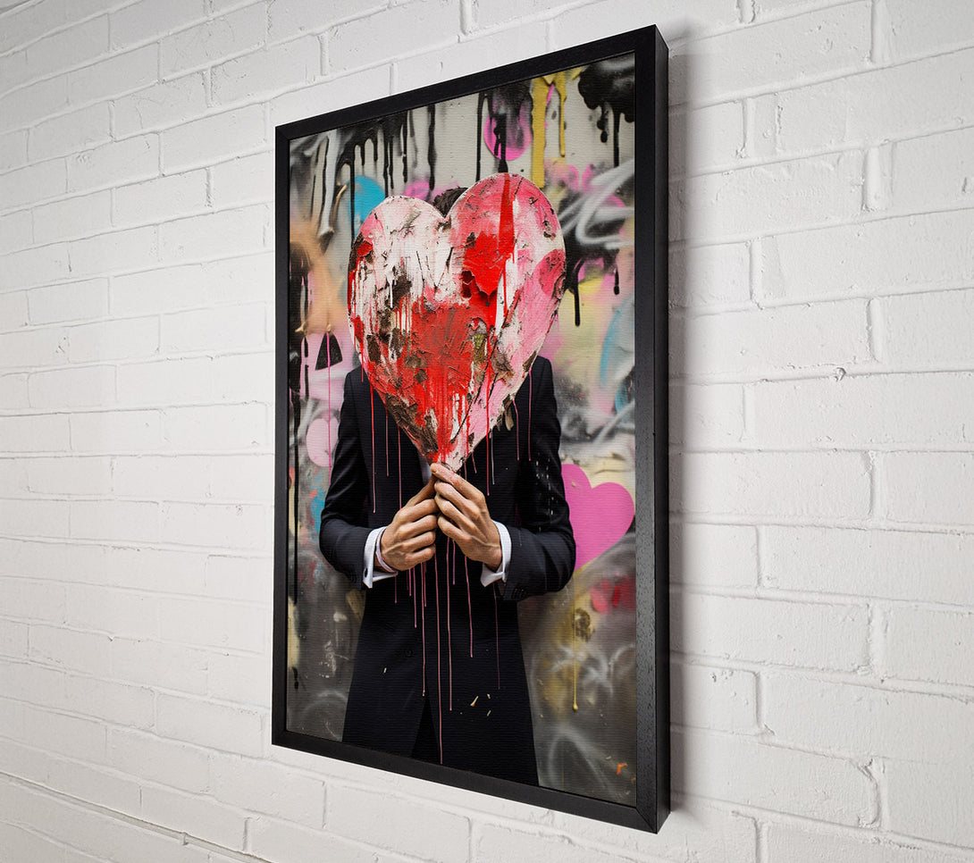  A Canvas Print of Hold Of The Heart Canvas Art