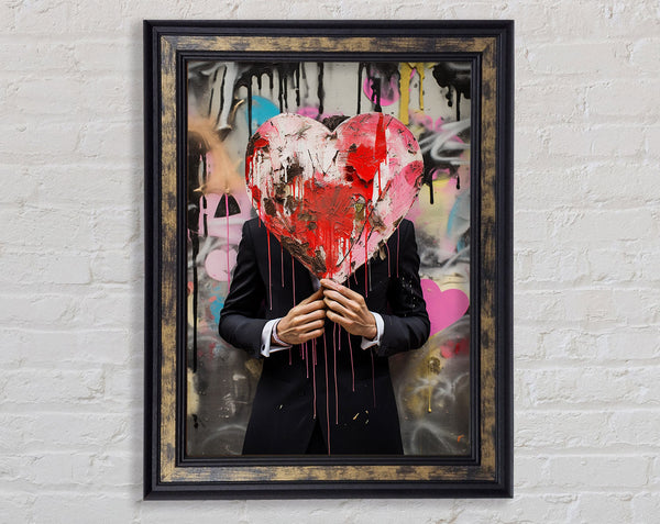 Hold Of The Heart Framed Print