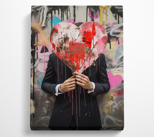  A Canvas Print of Hold Of The Heart Canvas Art