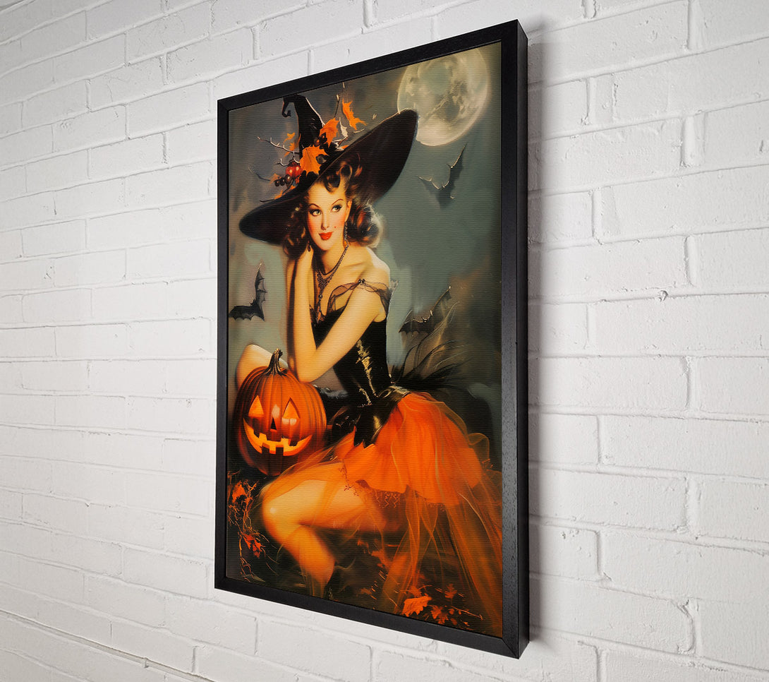  A Canvas Print of Orange Witch'S Delight Canvas Art