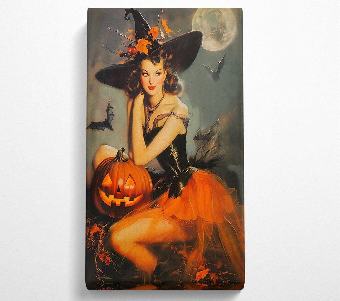  A Canvas Print of Orange Witch'S Delight Canvas Art