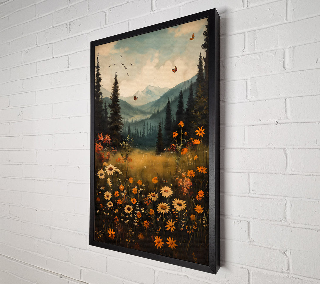  A Canvas Print of Golden Meadow Dreams Canvas Wall Art