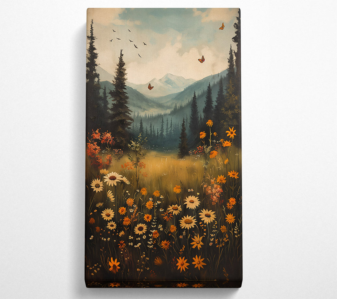  A Canvas Print of Golden Meadow Dreams Canvas Wall Art