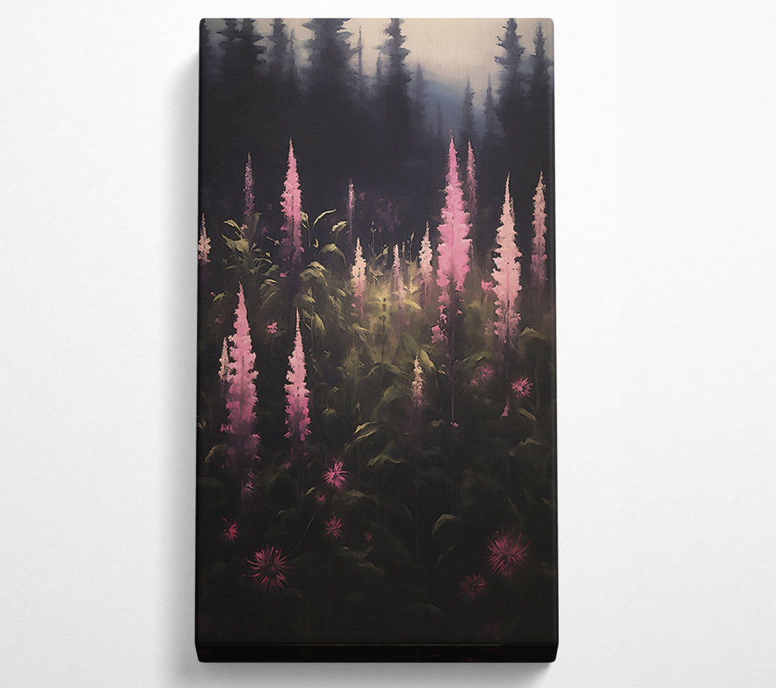  A Canvas Print of Pink Forest Bloom Canvas Print