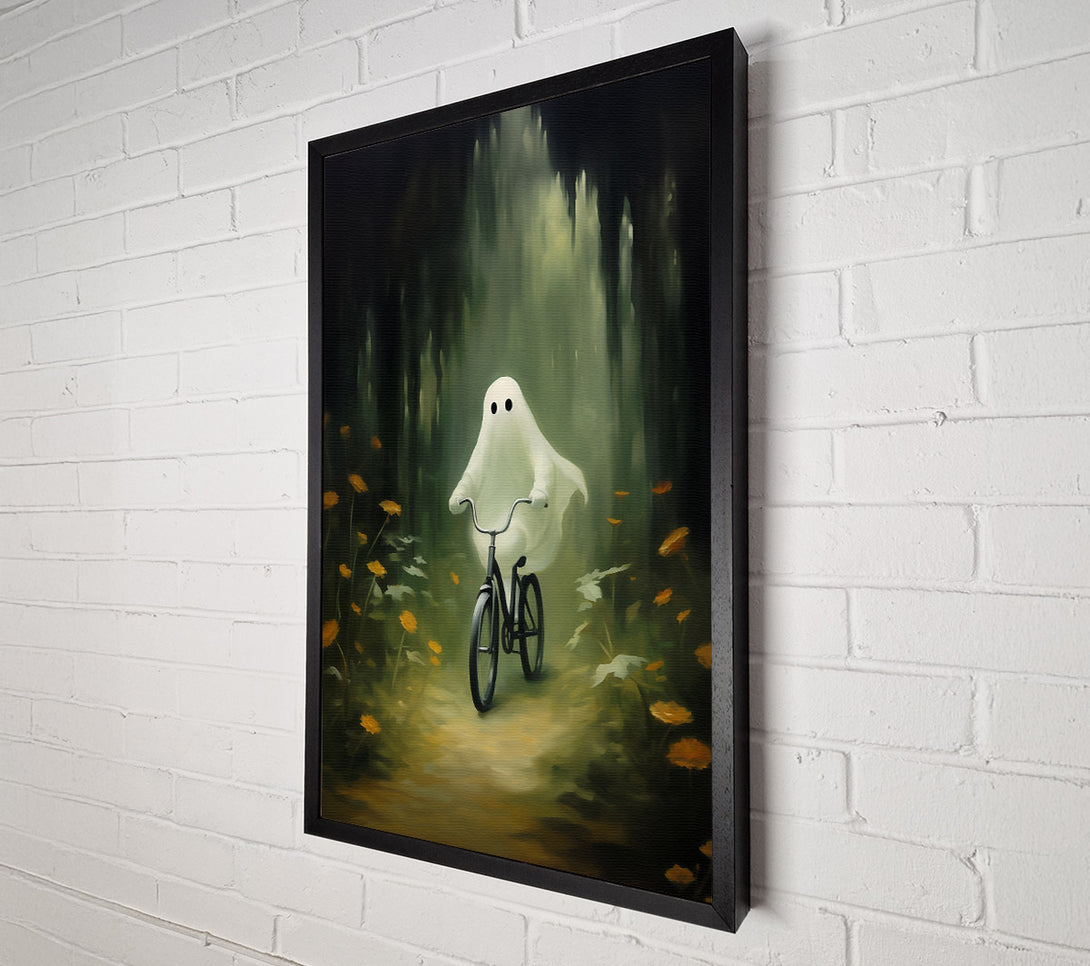  A Canvas Print of Green Ghostly Ride Canvas Wall Art