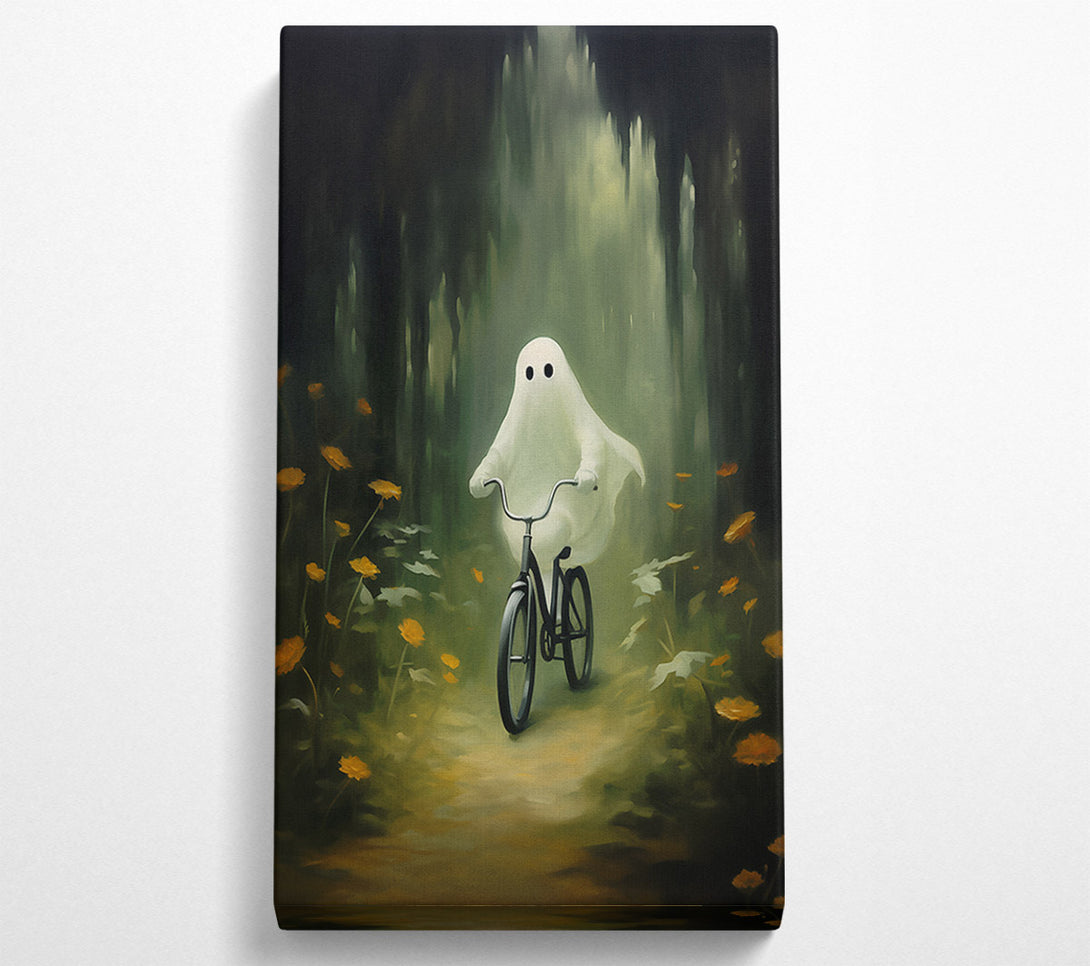  A Canvas Print of Green Ghostly Ride Canvas Wall Art