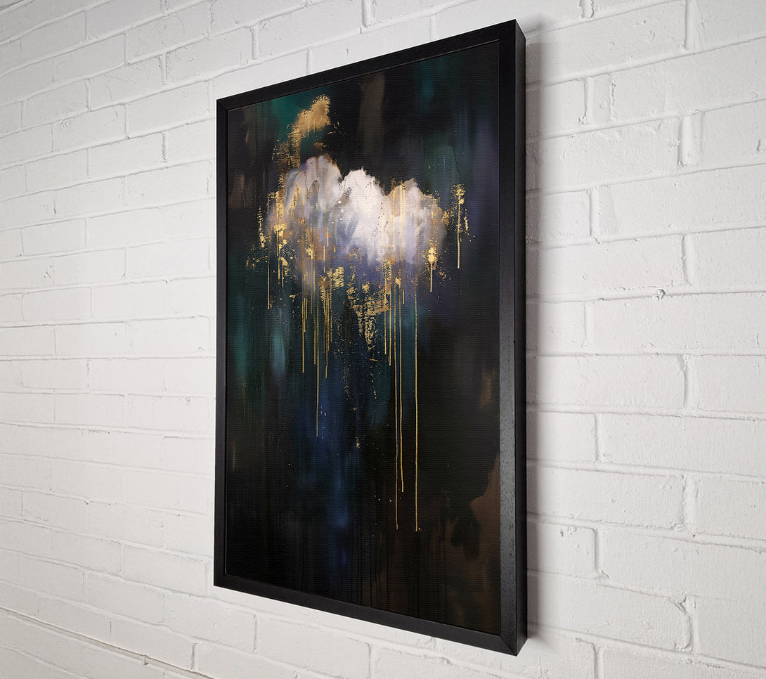 A Canvas Print of Golden Rain Clouds Canvas Wall Art