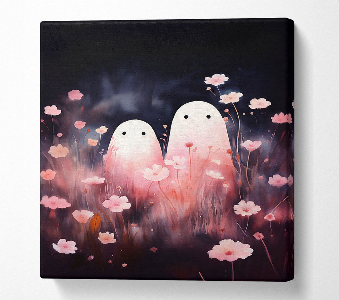  A Canvas Print of Pink Ghosts In Bloom Canvas Art