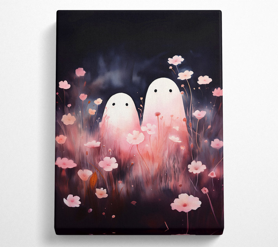  A Canvas Print of Pink Ghosts In Bloom Canvas Art