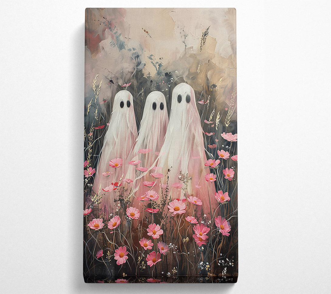  A Canvas Print of Pink Ghostly Bloom Canvas Print