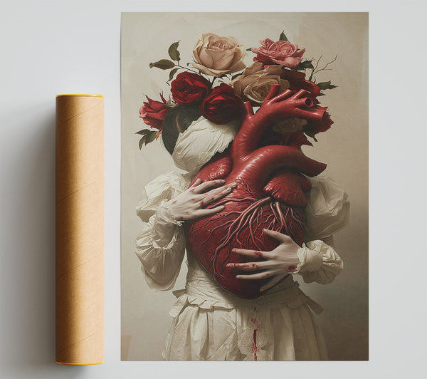 Holding The Heart Poster