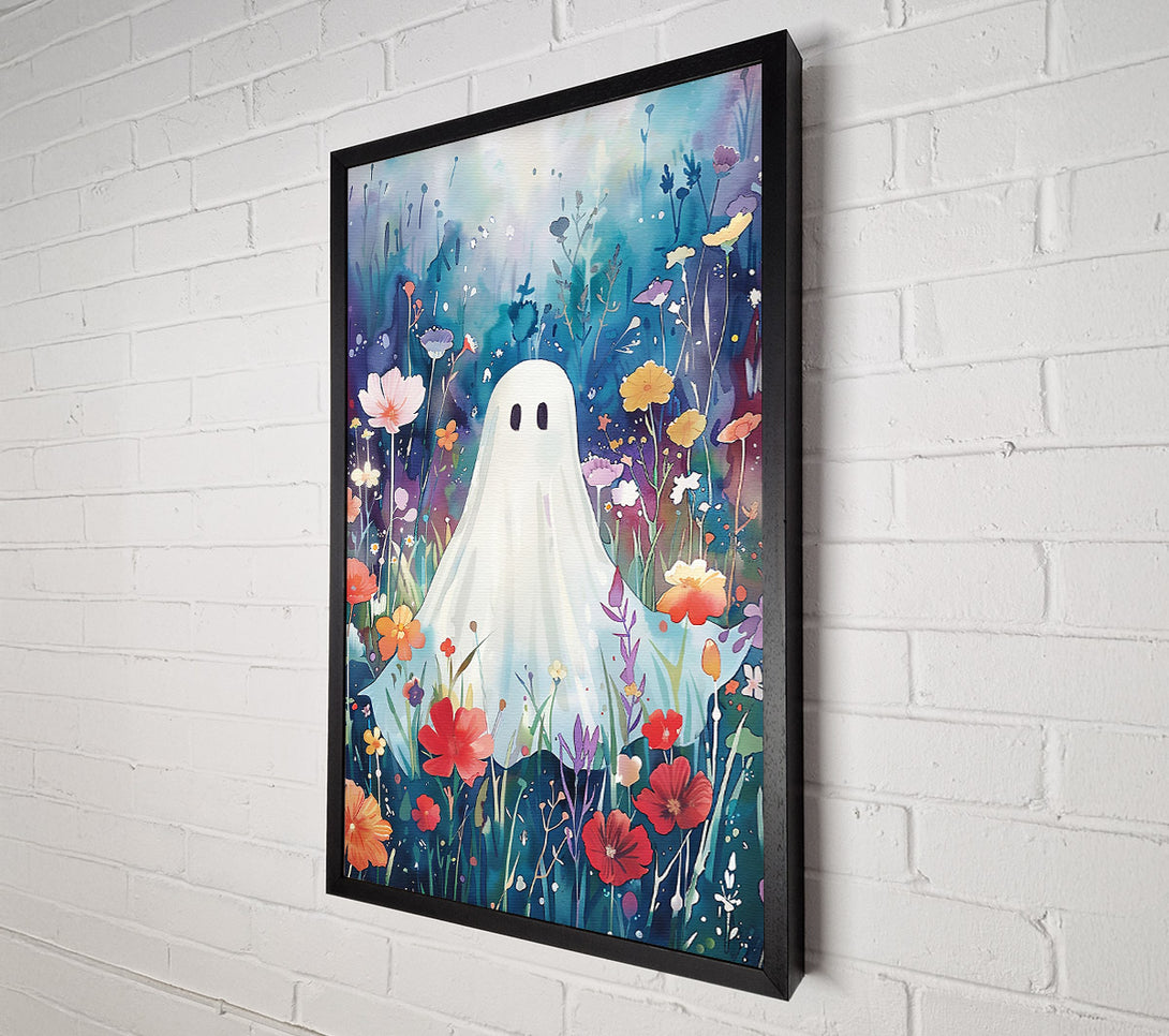  A Canvas Print of Blue Ghost Blooms Canvas Print