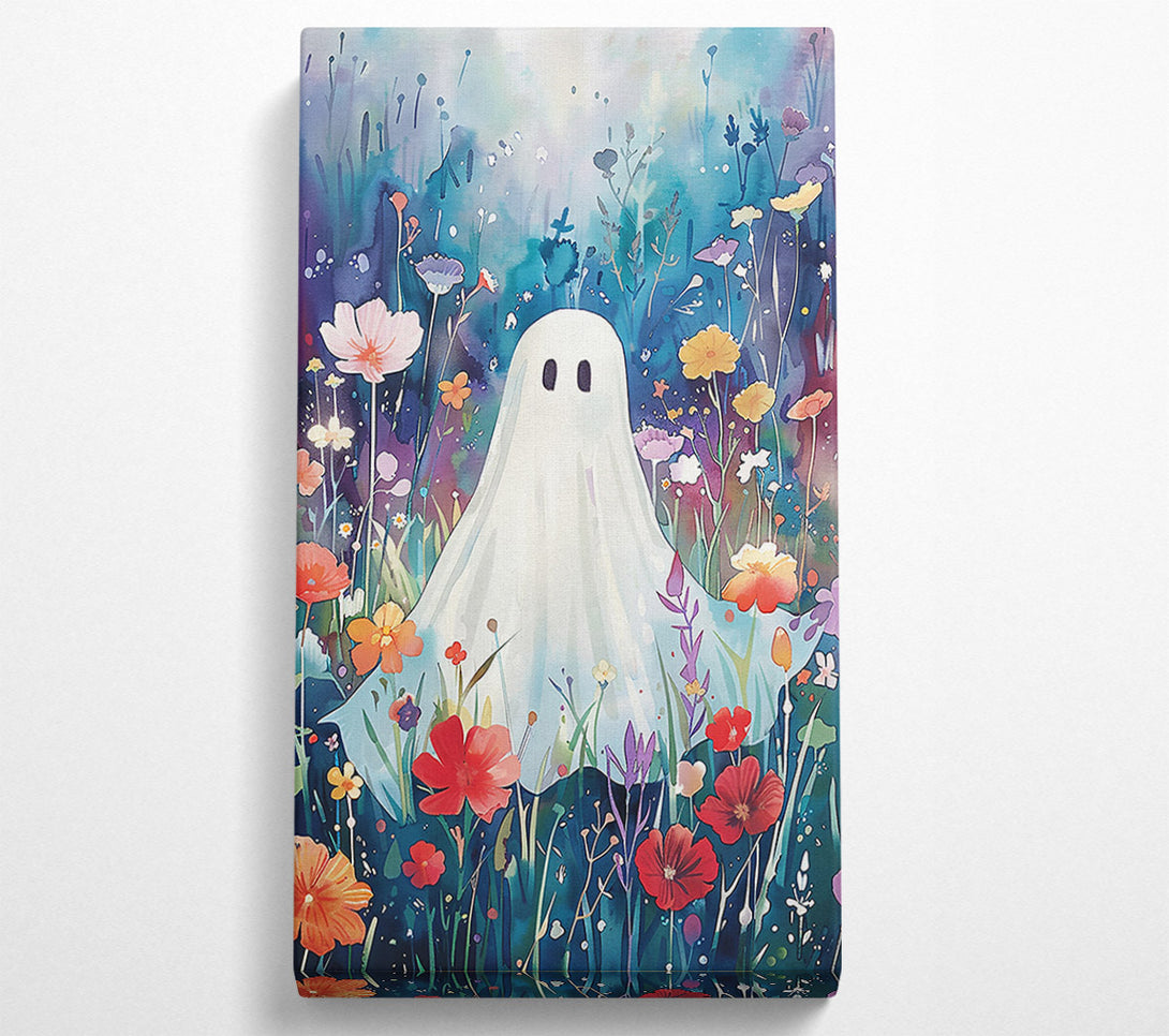  A Canvas Print of Blue Ghost Blooms Canvas Print