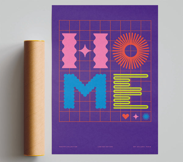 Home Retro Poster
