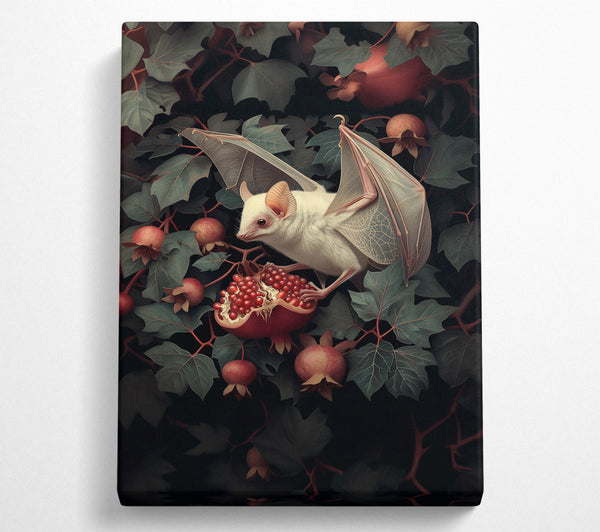 A Canvas Print of Crimson Bat Dreams Canvas Wall Art