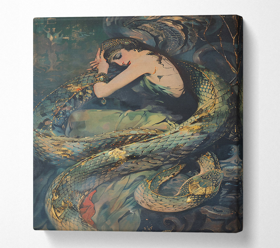  A Canvas Print of Emerald Embrace Canvas Wall Art