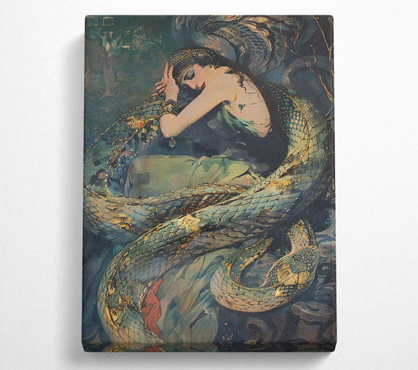  A Canvas Print of Emerald Embrace Canvas Wall Art