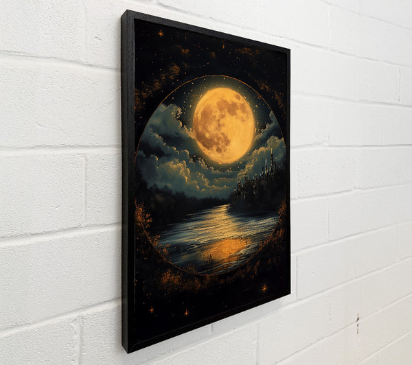 Golden Moonlit Castle