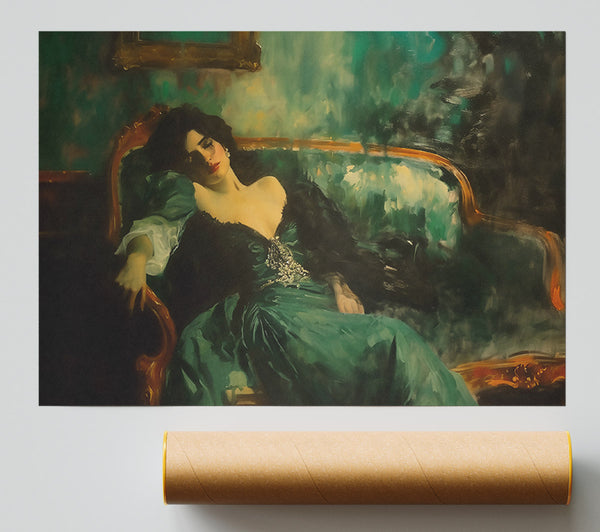 Emerald Reverie Print