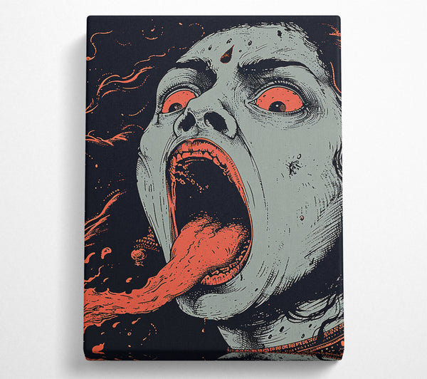  A Canvas Print of Horror Girl Canvas Art