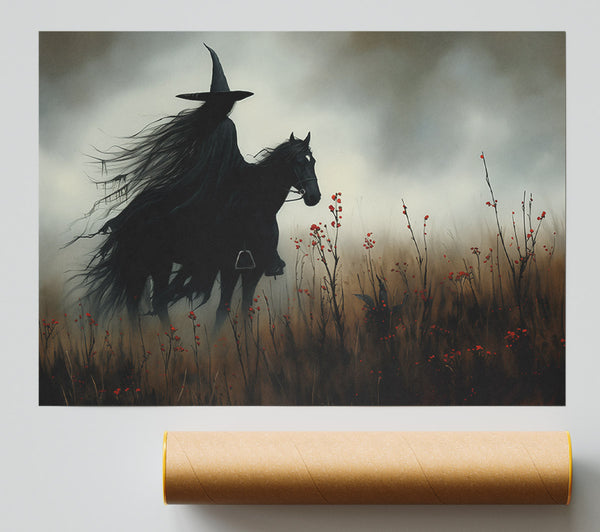Crimson Witch'S Ride Poster
