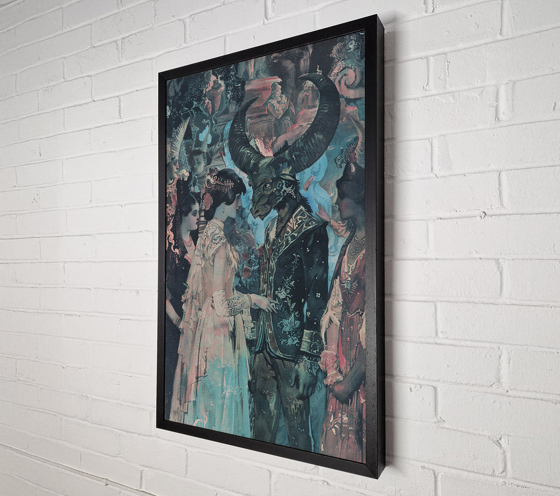  A Canvas Print of Azure Beastly Dream Canvas Print