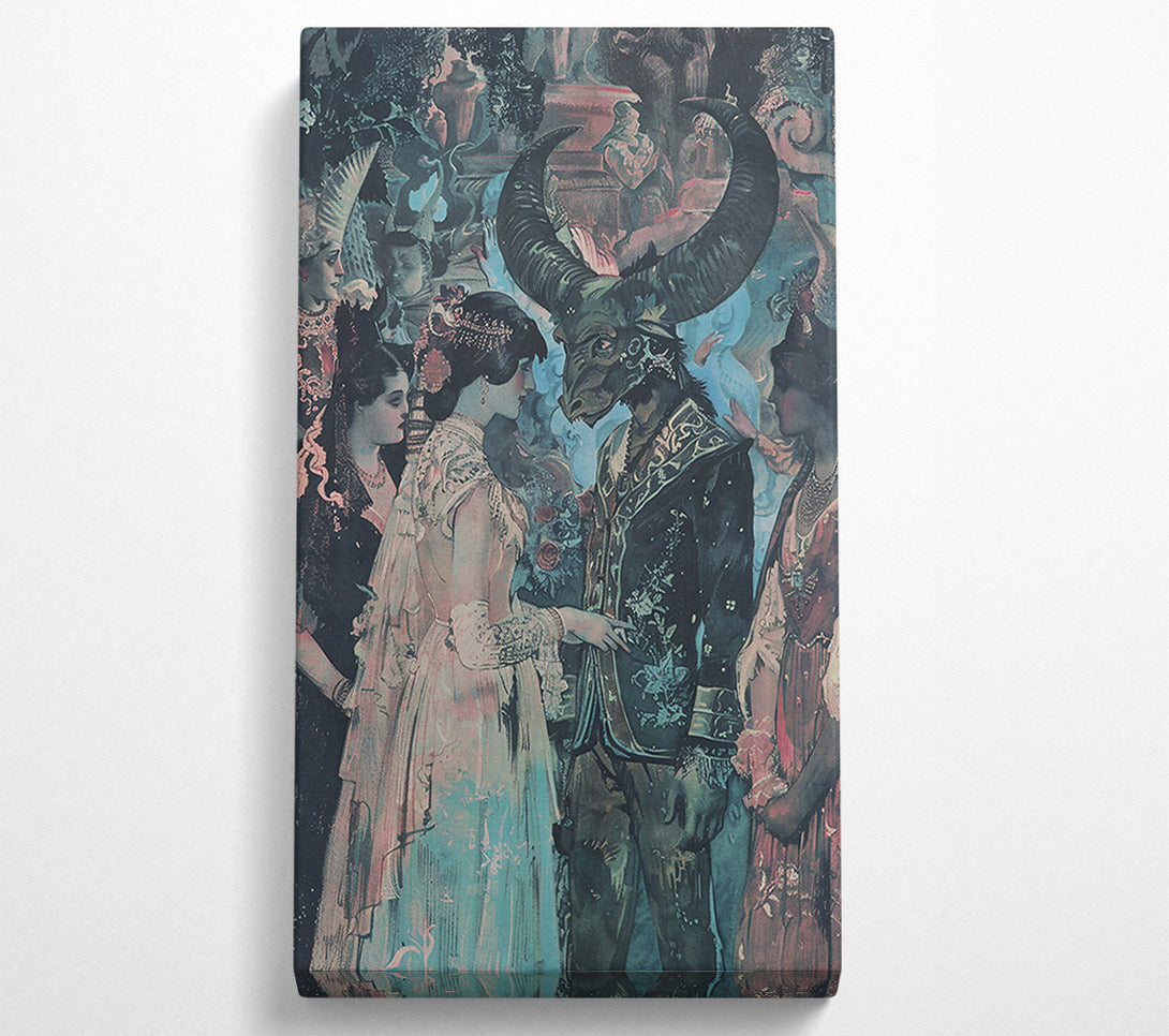  A Canvas Print of Azure Beastly Dream Canvas Print