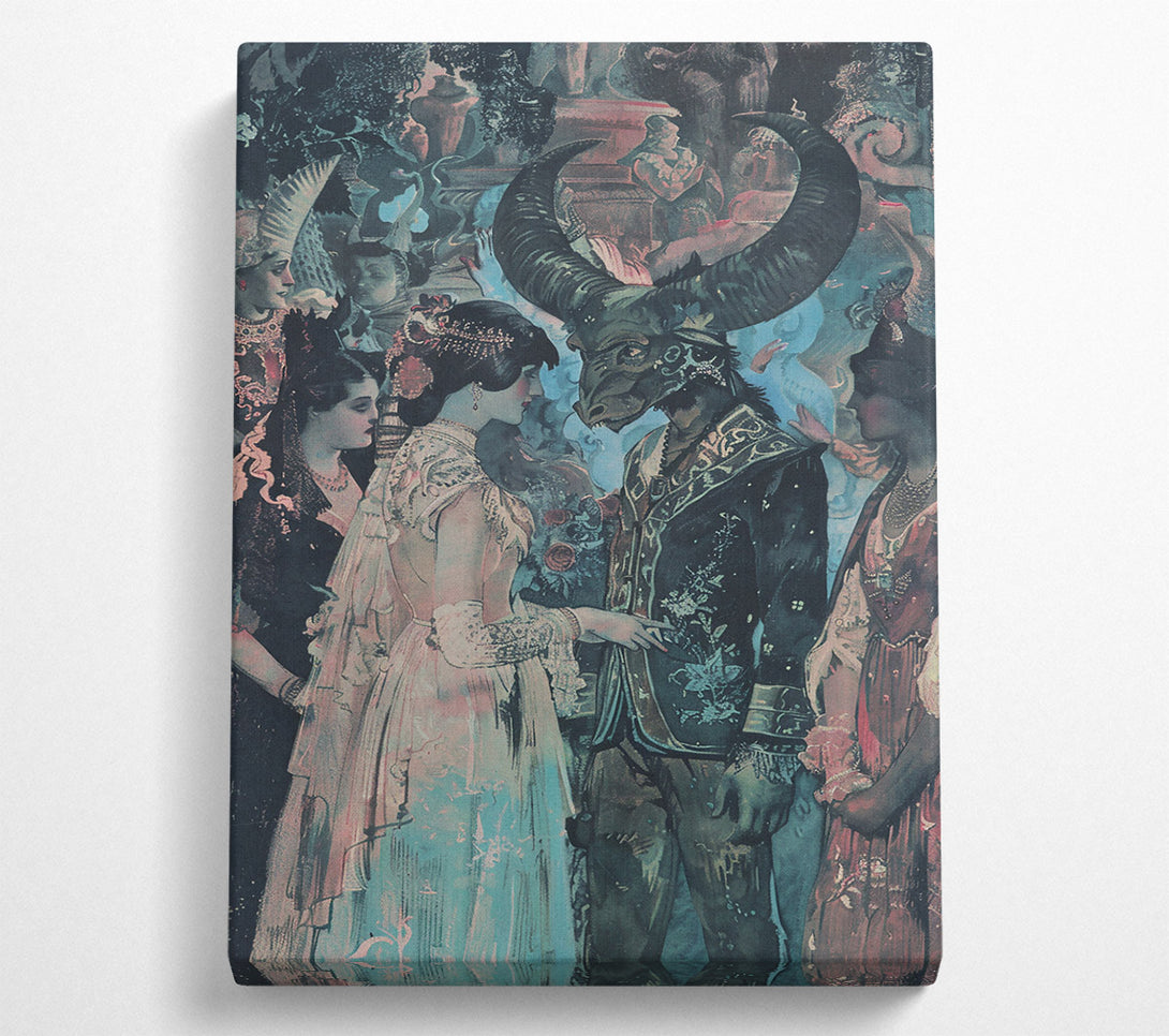  A Canvas Print of Azure Beastly Dream Canvas Print