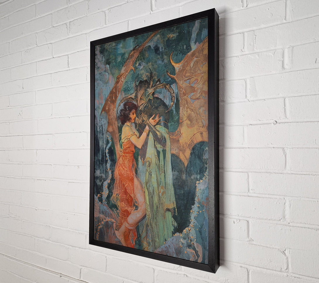  A Canvas Print of Crimson Embrace Of The Night Canvas Print