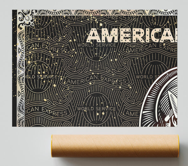 Hustler Bank Card Print