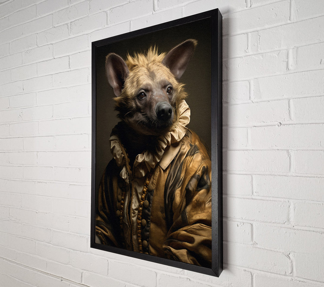  A Canvas Print of Hyena Renaissance Canvas Print