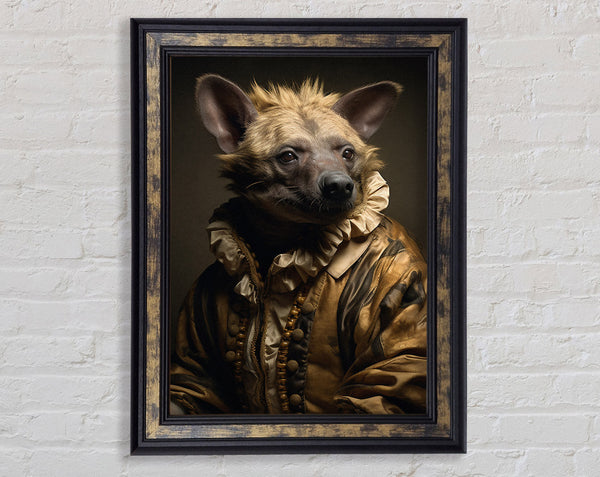 Hyena Renaissance Framed Print